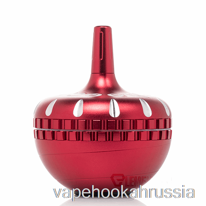 Vape Russia Cheech Glass 4-частный вращающийся измельчитель красный